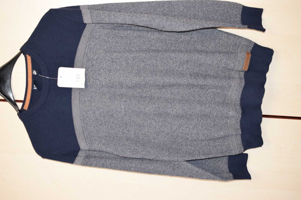 НОВА Блуза детска LCW WAIKIKI TEEN размер S плетена тъмносин цвят