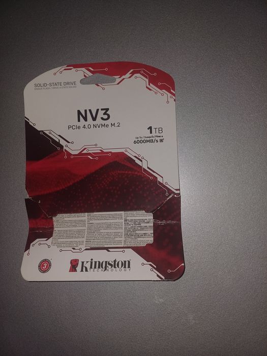 1TB SSD Kingston NV3 M.2 PCIe 4.0 NVMe