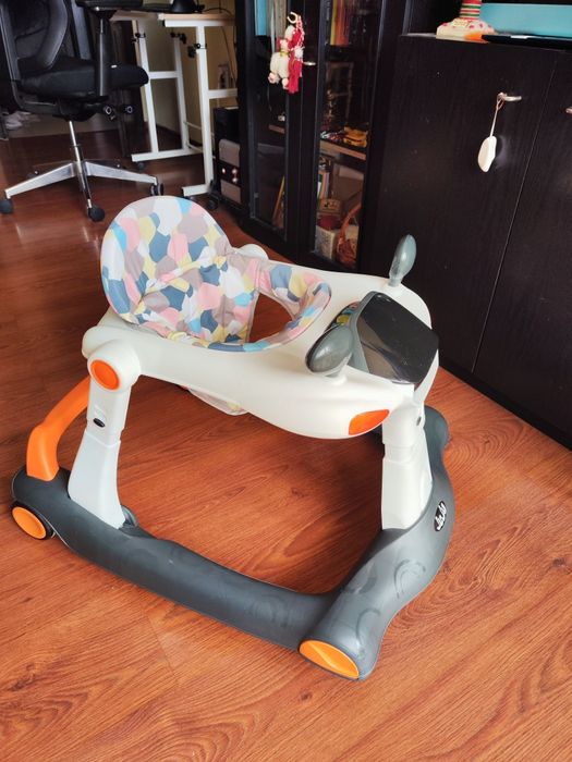 Juju Happy Wheels 2 в 1 проходилка, регулируема, сгъваема, от 6-18 мес