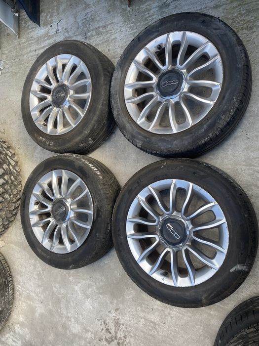 Jante Aliaj R16 Fiat 500 L 2010 +Anvelope 205/55 R16