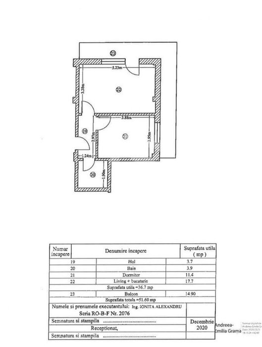 Apartament 2 camere Bragadiru Alunului, mobilat, balcon 15mp, parcare
