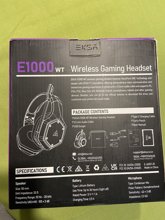 Căști de gaming Eksa USB, Ne folosite