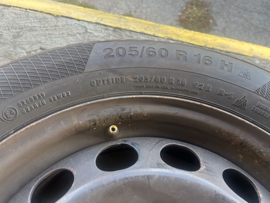 2 бр. джанти 16” 5х112 с гуми 205/60/16 VW Skoda Seat