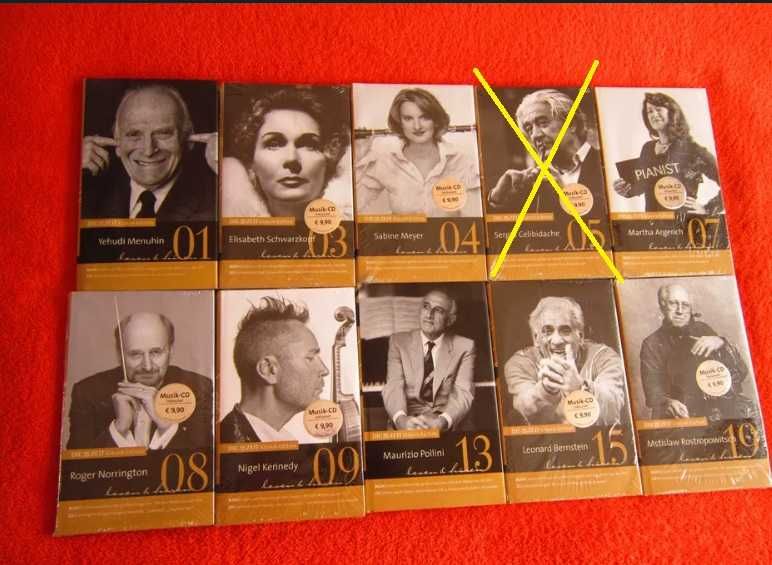 cadou rar cd+carte Bernstein,Menuhin,Pollini,Kennedy,Meyer,ArgerichNOU