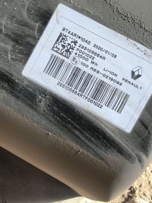 Baterie electrica/ acumulator renault zoe 2020 40kw 295105664r