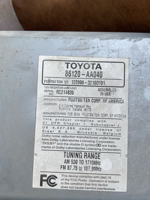 Toyota Camry 30 Оригинпл