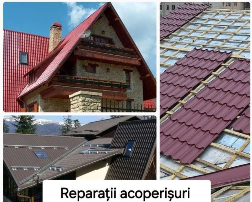 Reparații Acoperișuri hidroizolații