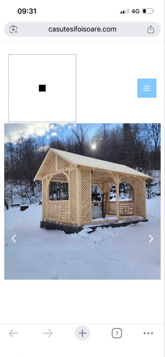 Foisoare si leagane din lemn masiv