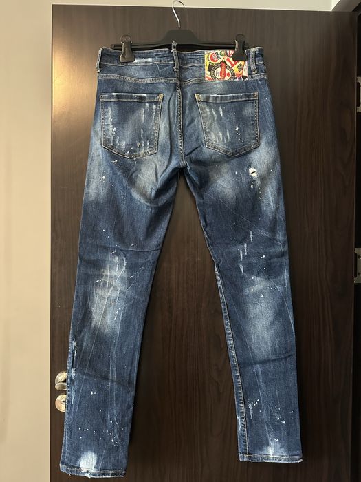 Дълги мъжки сини дънки