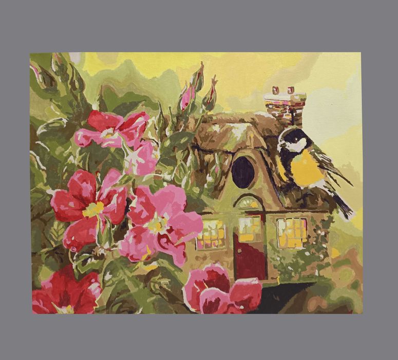 Картина цветы акрил