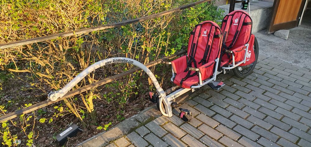 Remorca de copii pentru bicicleta Weehoo