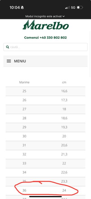 Mocasini piele Marelbo - 36
