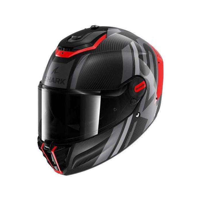 Мото Каска SHARK Spartan RS CARBON SHAWN Gloss Red/Gray ,очила
