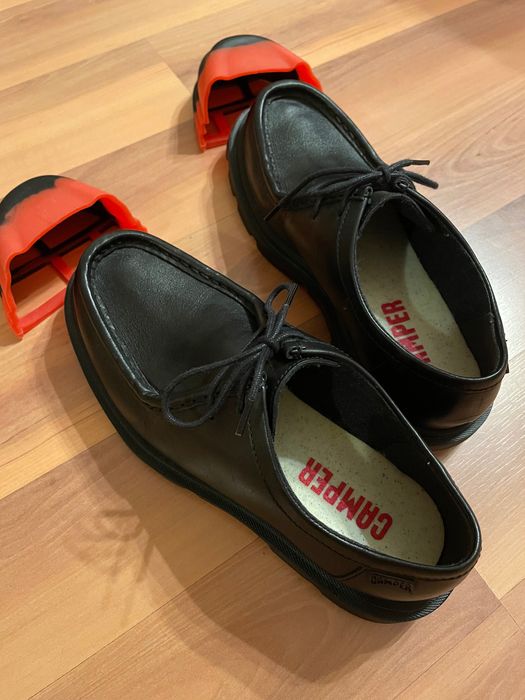 Черни кожени дамски Camper обувки