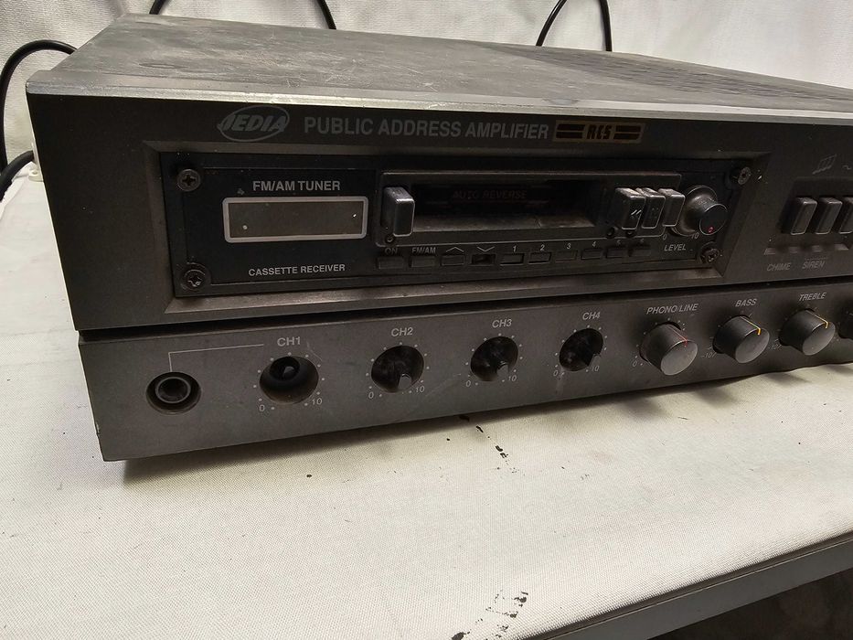 Amplificator Public Address Jedia CPA-3120X | Sistem Audio Profesional cu Tuner și Casetofon