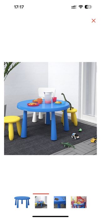 Детский табурет Икеа Маммут