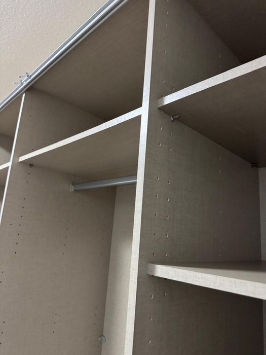 Dressing/Dulap 270/212/68 cm 4 usi culisante alb/oglinda