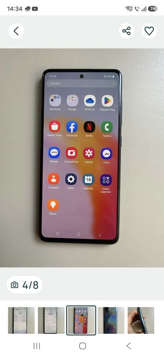 Vând Telefon Samsung galaxy A51 in perfectă stare de funcționare,arată 10/10 de nou a avut folie protectoare și husa de protecție!
