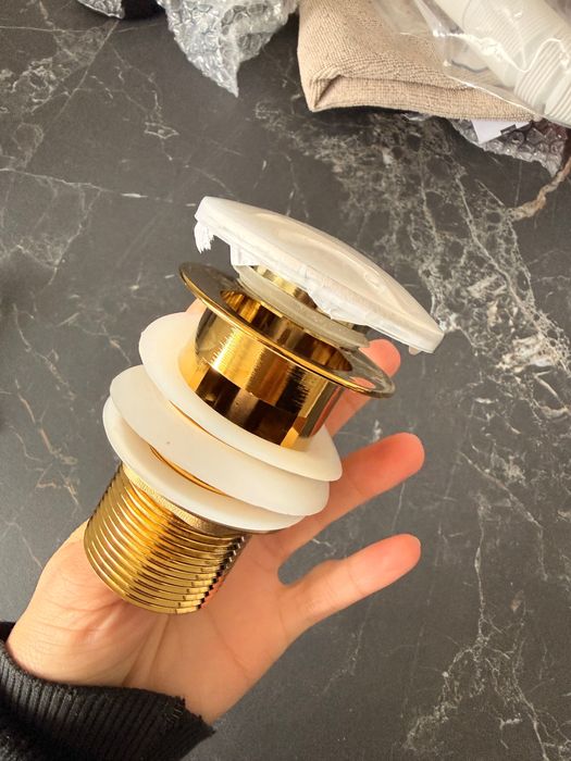 Ventil lavoar cu preaplin