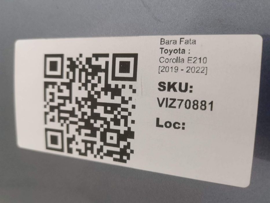 Bara Fata Toyota  Corolla E210 2019 2020 2021 2022 Originala In Stare