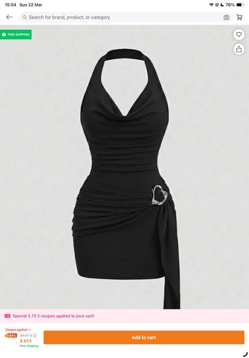 Чисто нова рокля с етикет