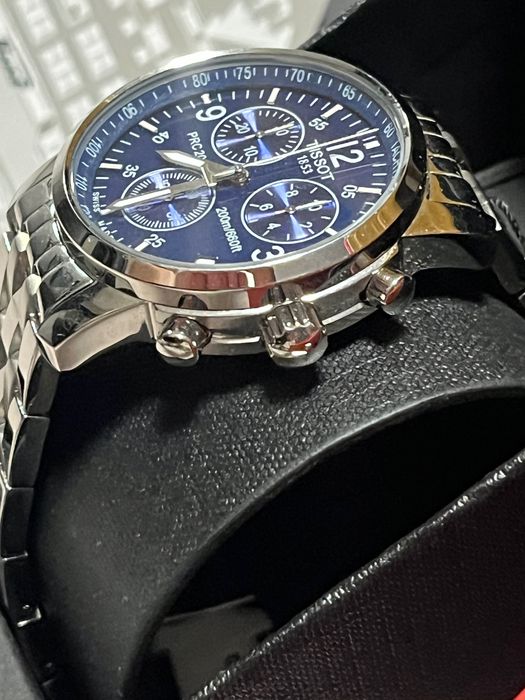 Ceas Tissot PRC 200 Bleu Dial Cronometer