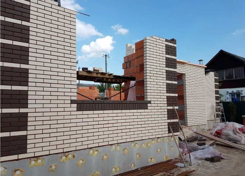 Облицовка клинкерным кирпичом