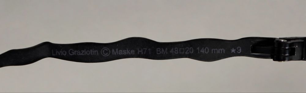 KUBORAUM Mask H71 BM – Black / Flashgold