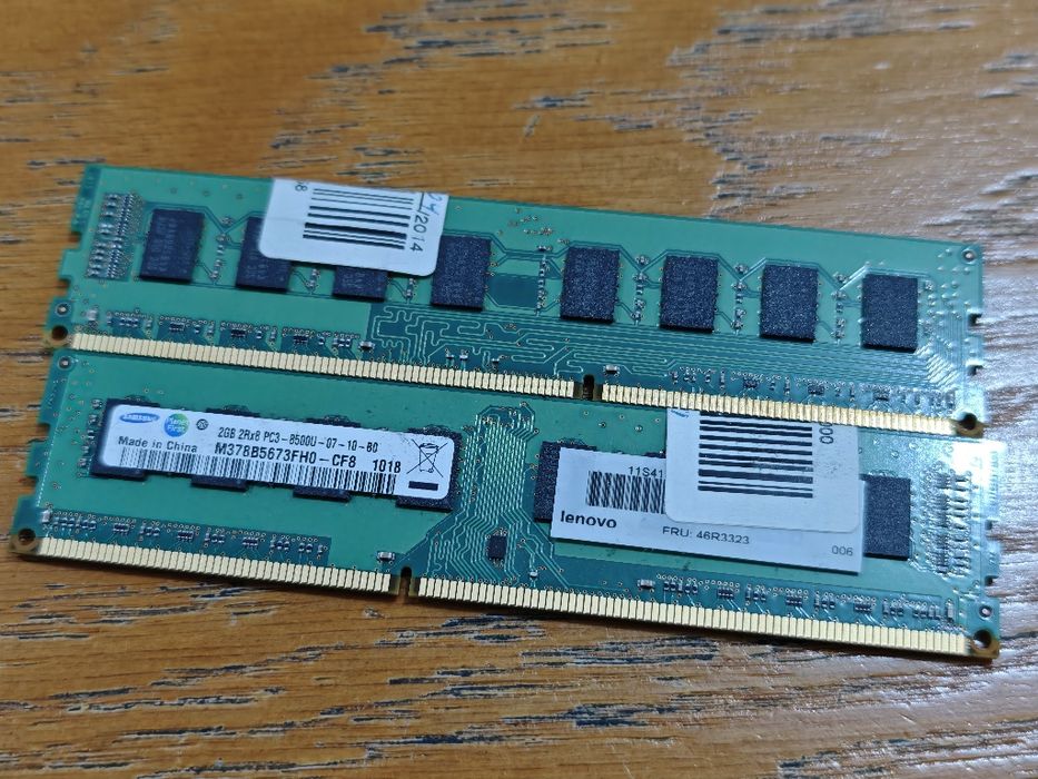 памет за компютър - 2х2GB и 2х16GB