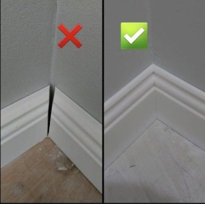 Установка плинтуса