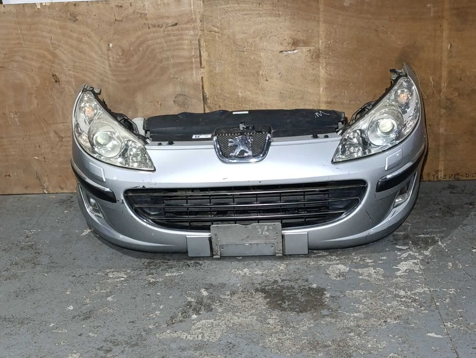 Ноускат морда Peugeot 407 Пежо XENON передняя часть кузова 04-11г