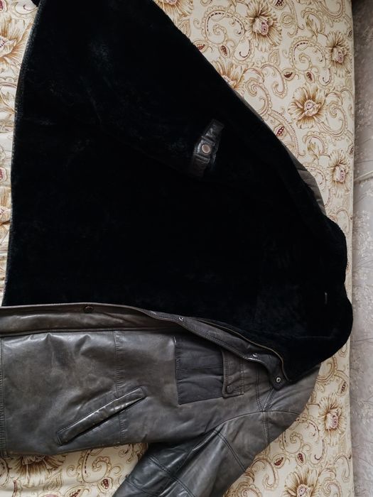 Дубленка натуральный мех. Размер 56.