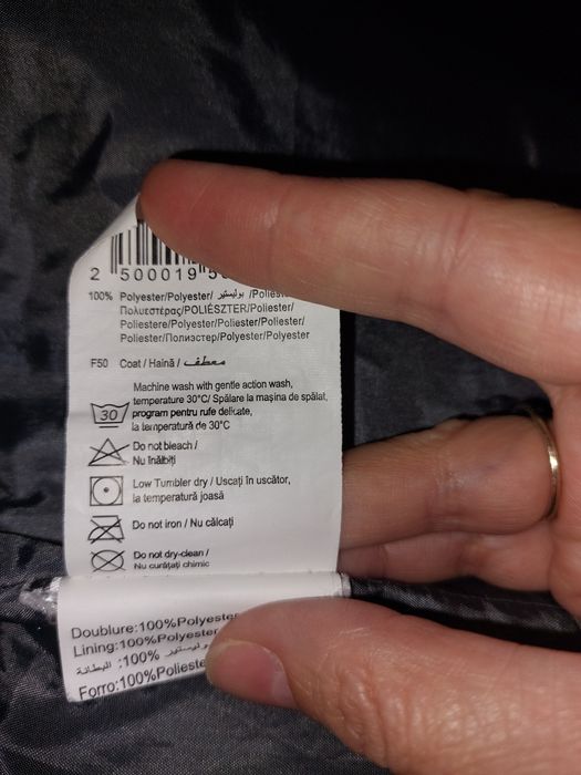 Geacă de iarnă Camaïeu cu guler cu blăniță si glugă - elegantă