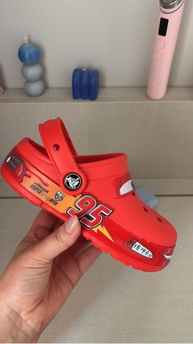 Кроксы Молния Маккуин Crocs lightning mcqueen