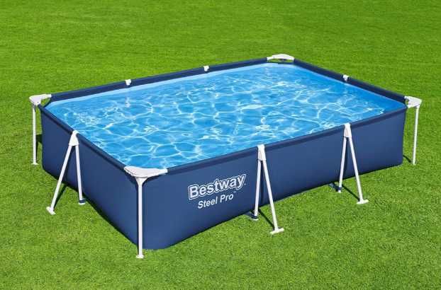 Piscina Bazin Familie Copii Relaxare Cadru Metal Bestway 300 x 201 x 66cm