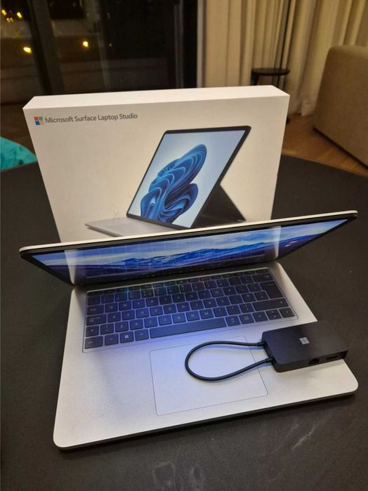 Microsoft Surface Laptop Studio + Travel Hub + Ark Mouse + Camera