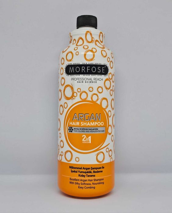 Шампоан с арган за боядисана и изтощена коса Morfose 1000 мл Турция