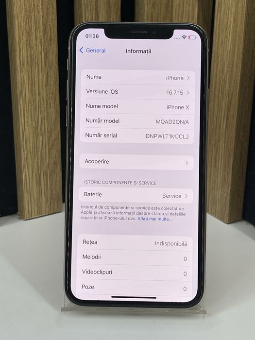 Iphone X 64Gb 76% baterie Garantie / Factura #59078