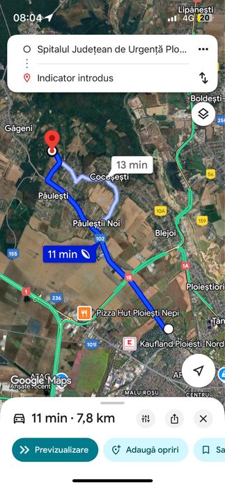 Teren extravilan Paulesti 1000mp