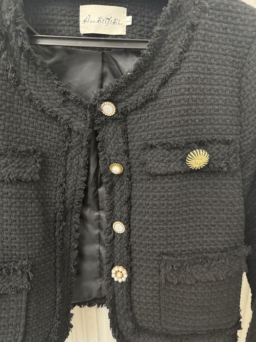 Твидовый пиджак новый