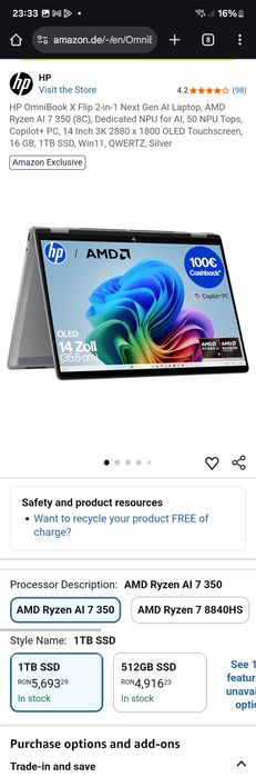 HP Omnibook X Flip 14.