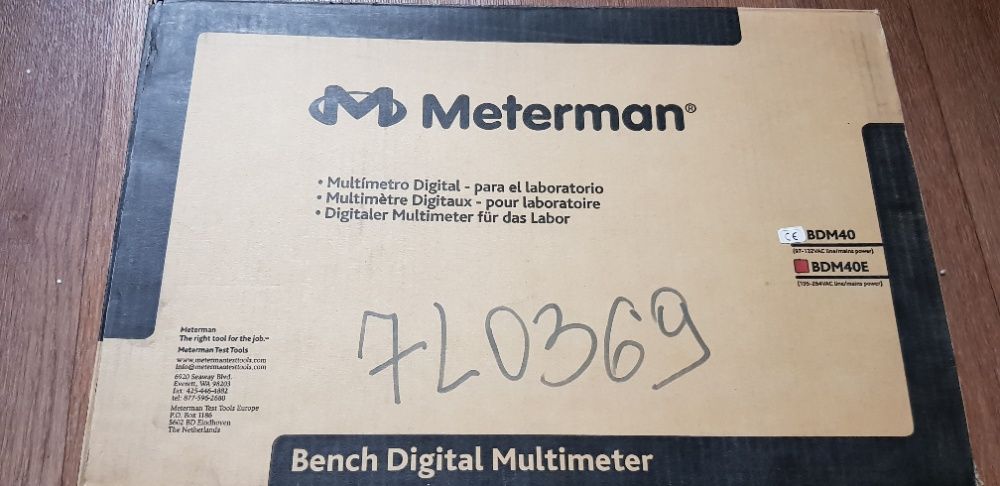 Мультиметр Wavetek Meterman bdm40