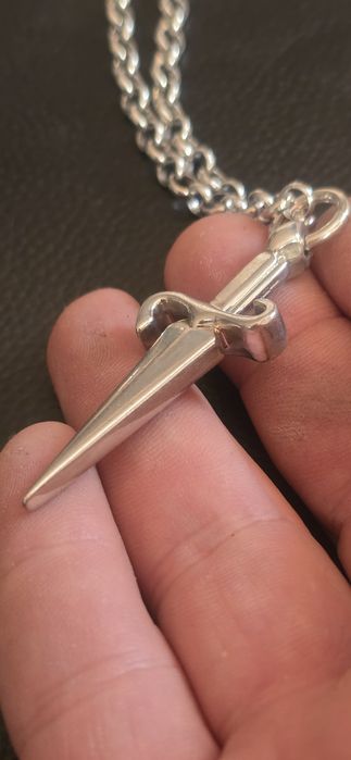 Lant si pandant Cesare Paciotti original din argint