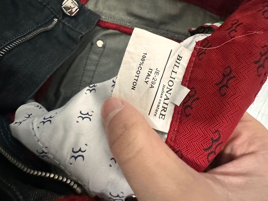 Billionaire Super Straight Cut Double B jeans