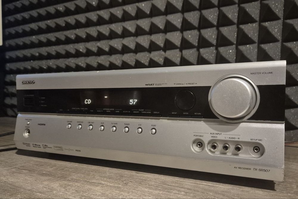 Усилвател / Ресивър Onkyo TX-SR507 – 5.1 AV | HDMI | Dolby TrueHD | DTS-HD Master Audio