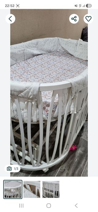 Детская кроватка трансформер