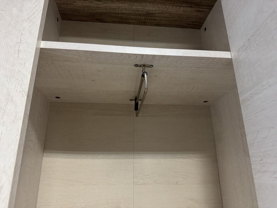 НАМАЛЕН Гардероб за антре/офис/хол - бял бор/античен дъб