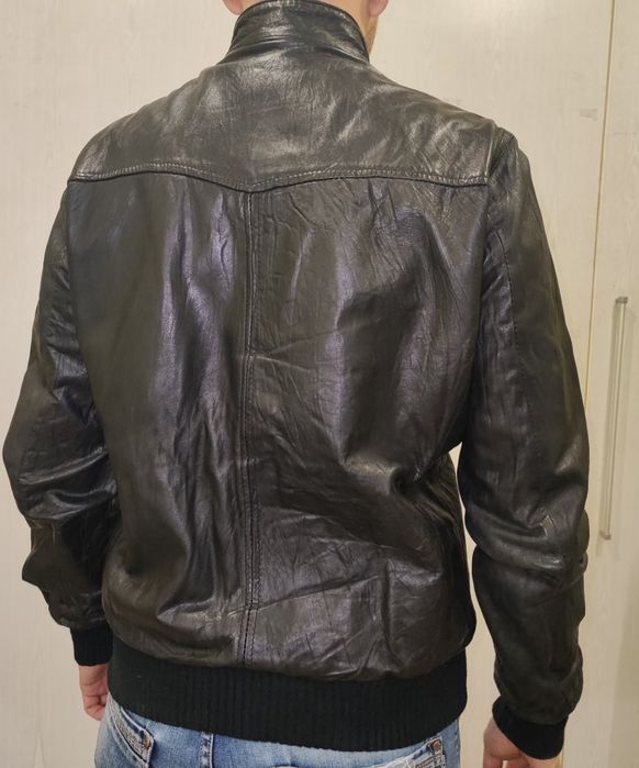 Кожаная куртка мужская