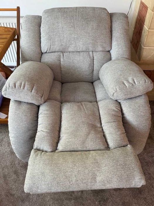 Fotoliu MOBEXPERT ILLINOIS recliner manual și balans