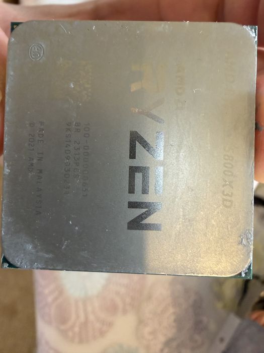 AMD Ryzen 7 5800X3D - AM4 - само гейминг, отлично състояние